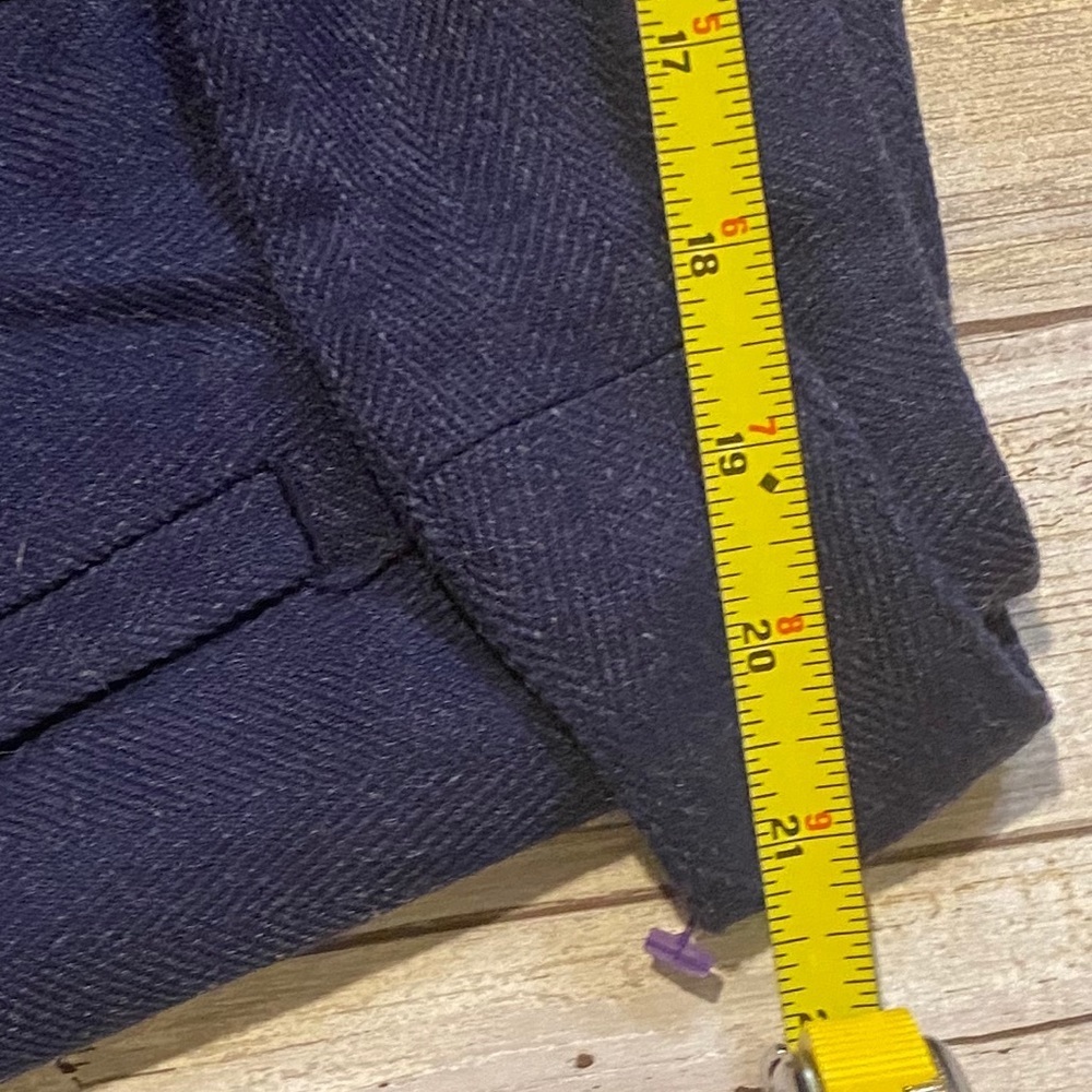 Merona Belted Skirt Blue  Sz 18 - Picture 5 of 6